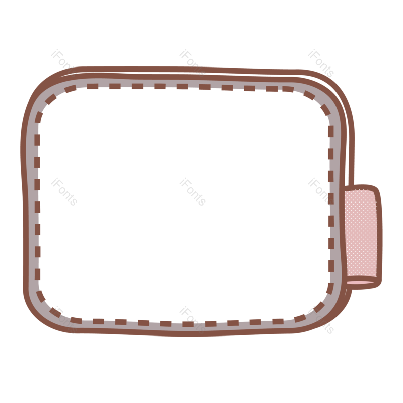 边框图片,卡通对话框元素,手绘边框PNG,矢量元素免抠素材